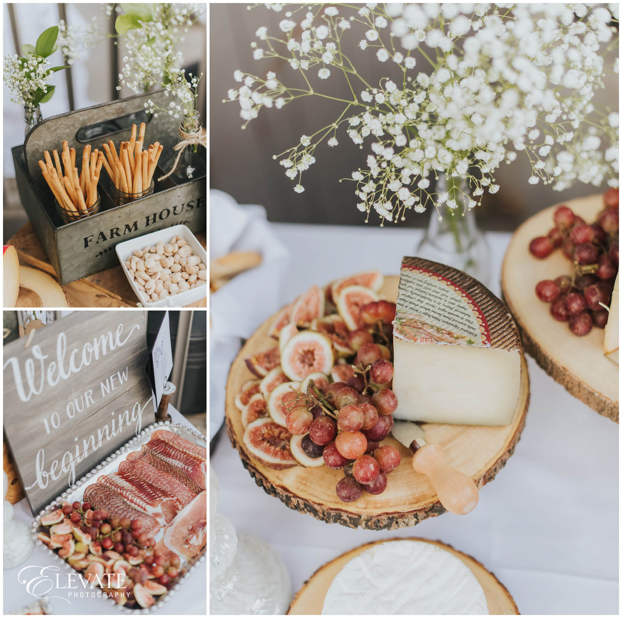 fruit cheese tray wedding