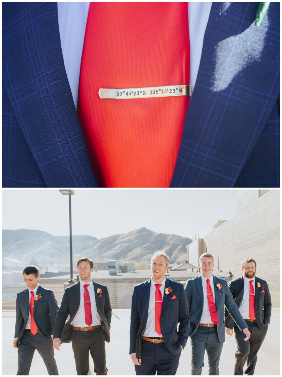 custom groom tie