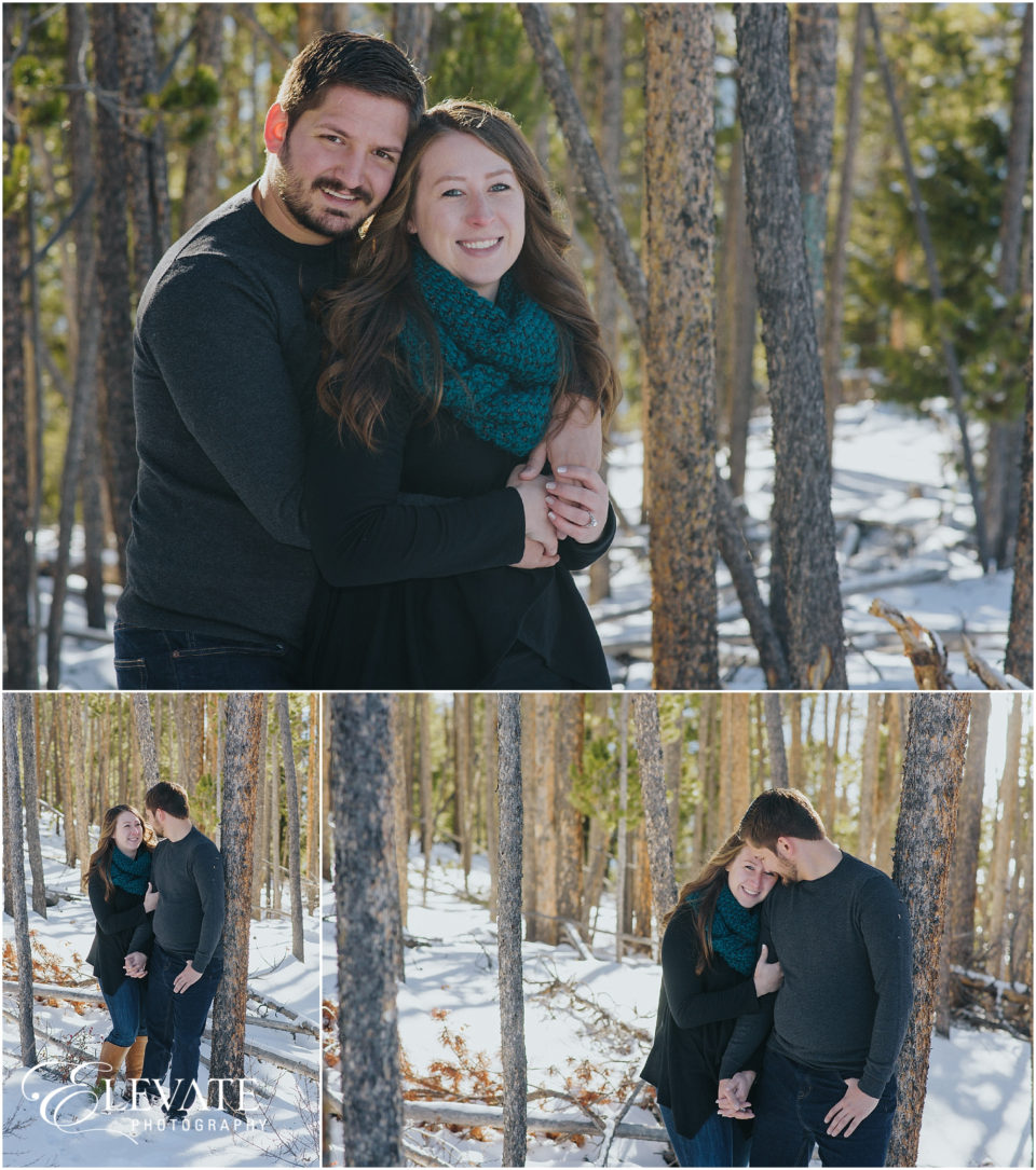 Breckenridge Winter Engagement Photos