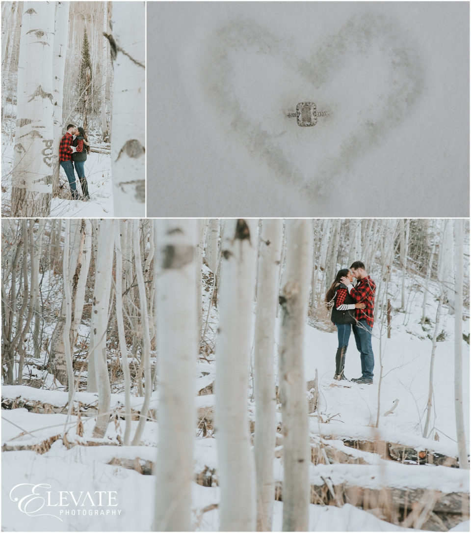 Vail Winter Engagement Photos