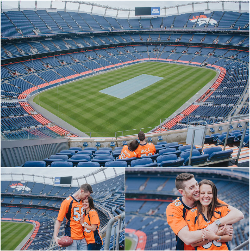Denver Broncos Stadium Engagement Photos