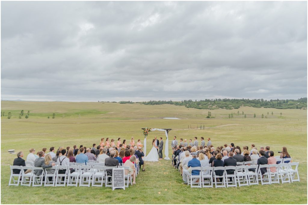 wedding ceremony field