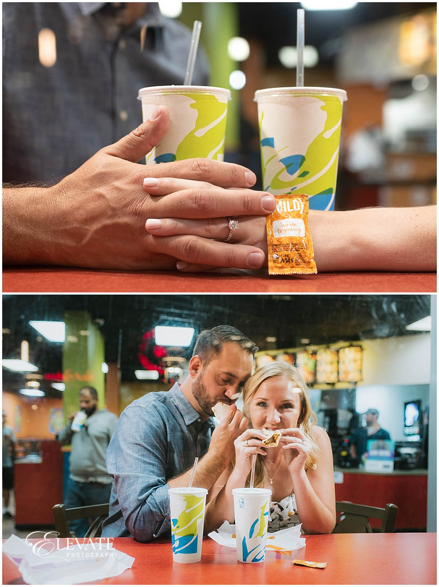 Taco Bell Engagement Photos