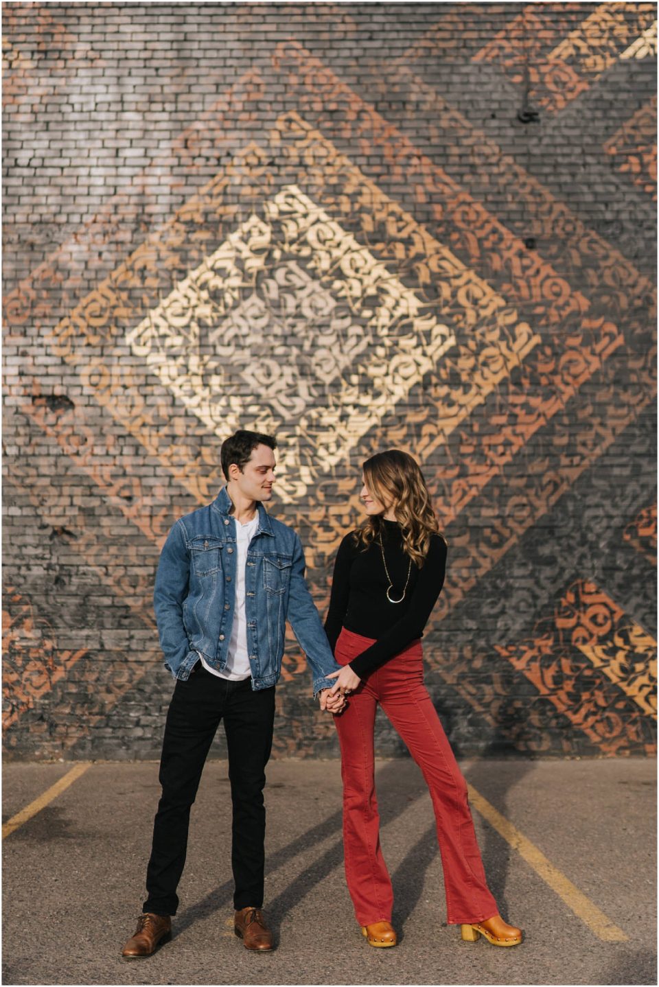 cryptik wall art engagement session