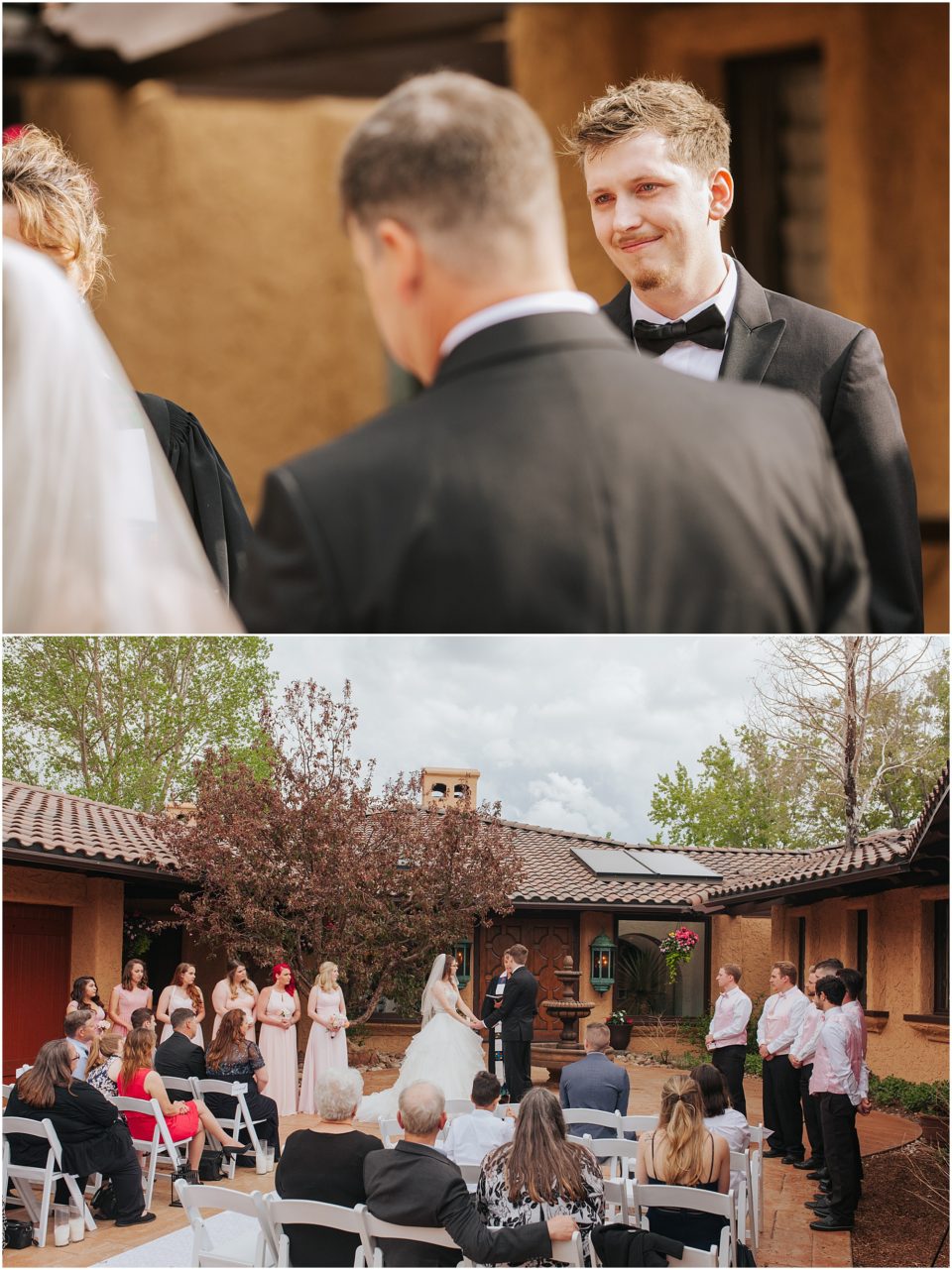 villa parker wedding ceremony