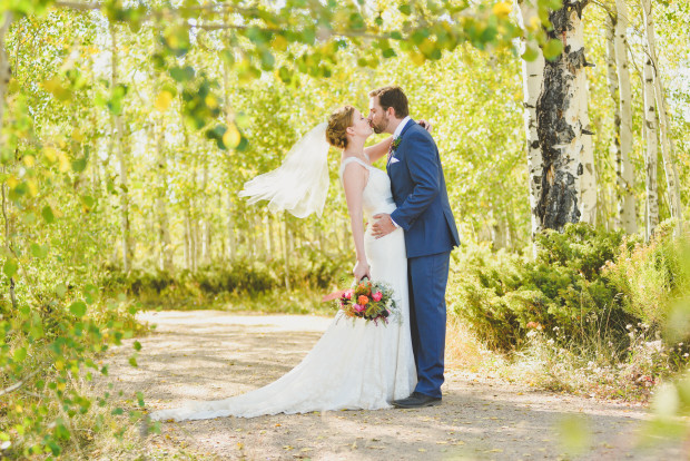 Granby Ranch Wedding Photos in Fall colors