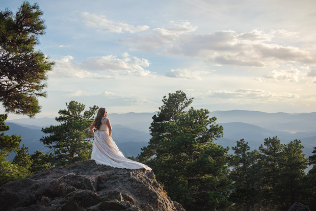 Colorado Foothills Bridal Photos