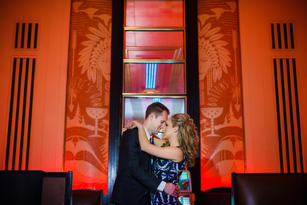 The Cruise Room at Oxford Hotel engagement photos