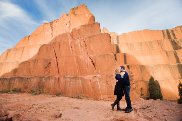 Red rock canyon open space park engagement photos