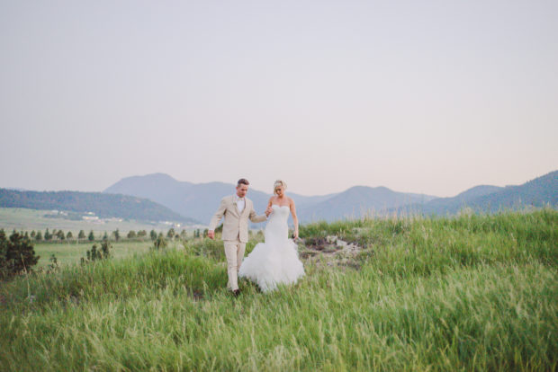 Spruce mountain guest ranch wedding photos