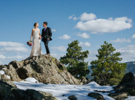 Wedding Couple on Genesee Mountain