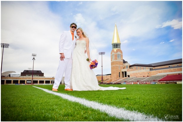 soccer wedding