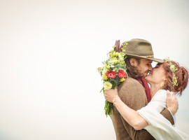 hippie boulder wedding