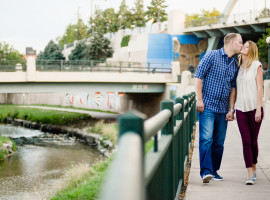 downtown denver engagement photos