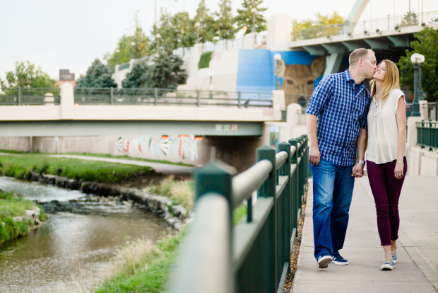 downtown denver engagement photos