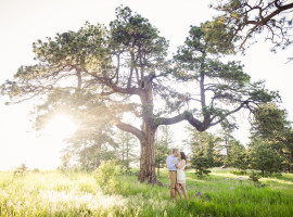 genesee park golden colorado engagement photos