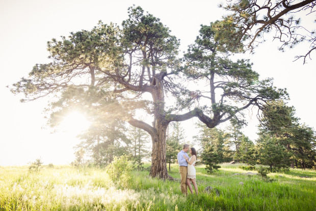 genesee park golden colorado engagement photos