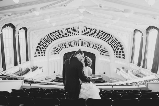 macky auditorium wedding photos