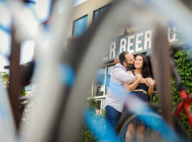 denver beer company engagement photos
