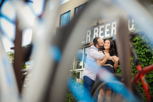 denver beer company engagement photos
