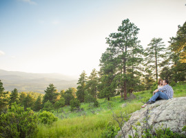 continental divide engagement photos