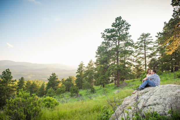 continental divide engagement photos