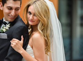 Grand Hyatt Pinnacle Club Wedding Photos downtown Denver at Millenium Bridge and Union Station