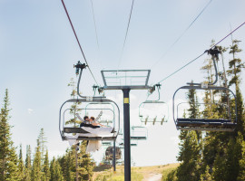 winter park colorado ski resort wedding photos