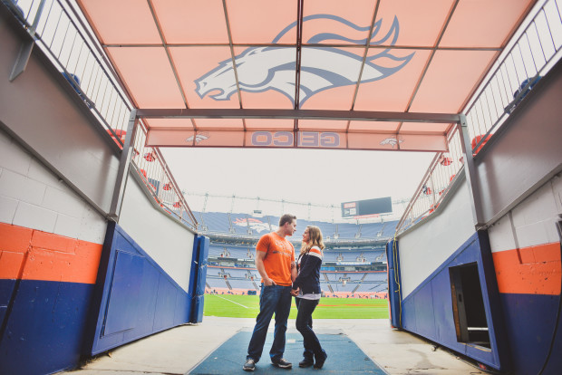 Broncos Stadium engagement Photos
