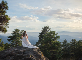 Colorado Foothills Bridal Photos