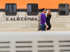 Denver Union Station Engagement Photos