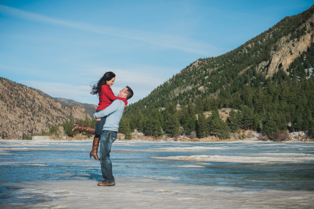 georgetown lake engagement photos