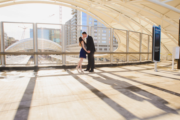 Denver Union Station Engagement Photos