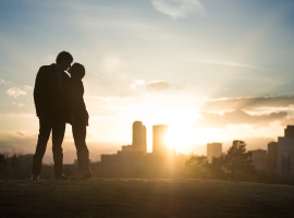 downtown denver engagement photos