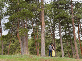 evergreen lakehouse engagement photos