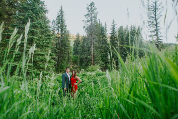 vail engagement photos