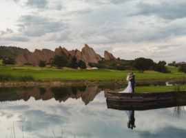 Arrowhead golf course tent wedding photos