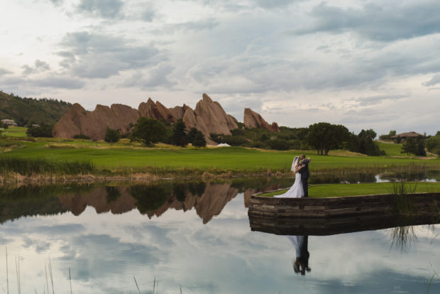 Arrowhead golf course tent wedding photos