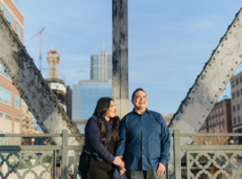 lodo engagement photos in denver