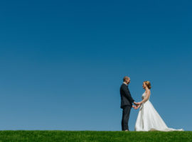 Denver Botanic Garden wedding photo