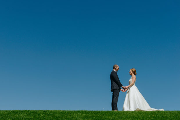 Denver Botanic Garden wedding photo
