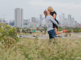 denver skyline engagement