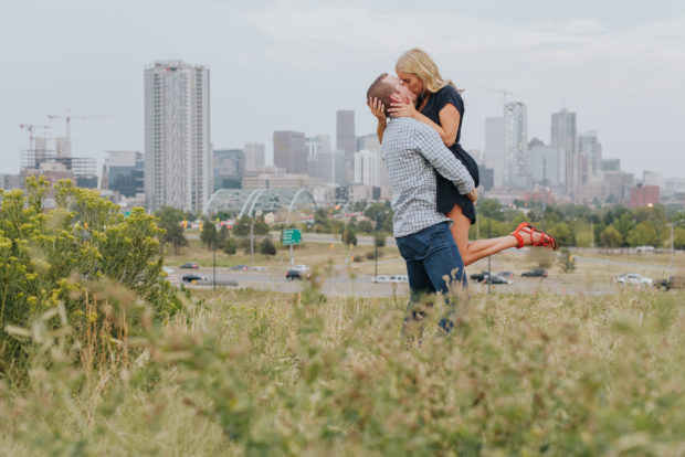denver skyline engagement