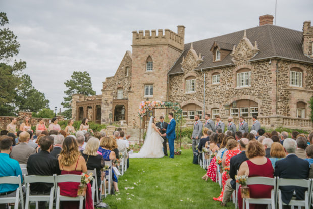 highlands ranch mansion wedding ceremony