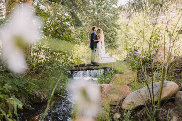 Wedding Day Portraits at Blackstone Rivers Ranch in Colorado