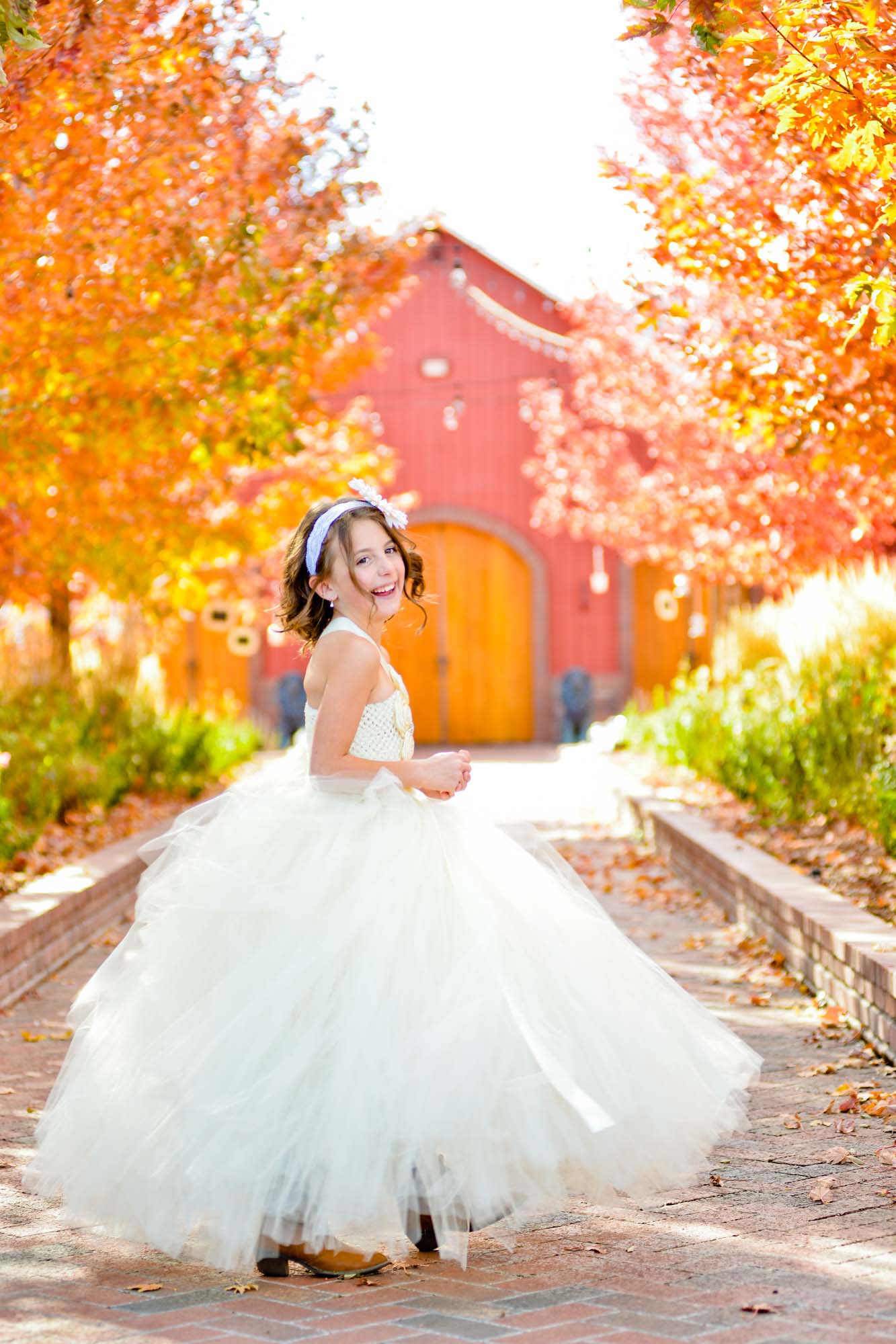 flower girl at crooked willow