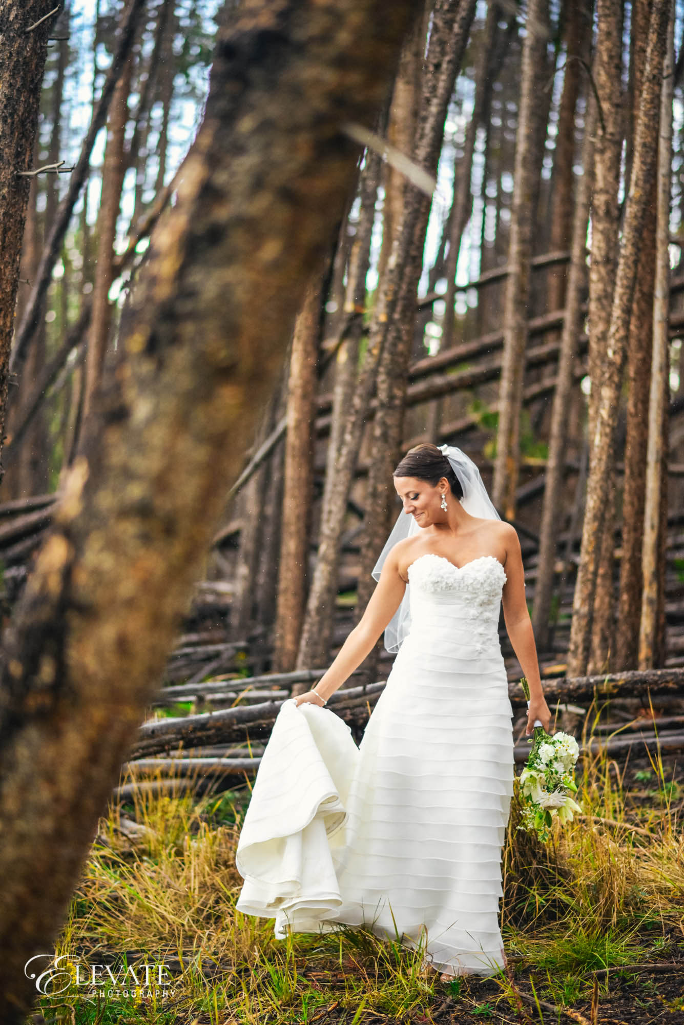 bride woods dress