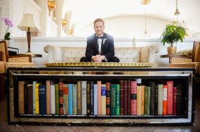 formal groom library